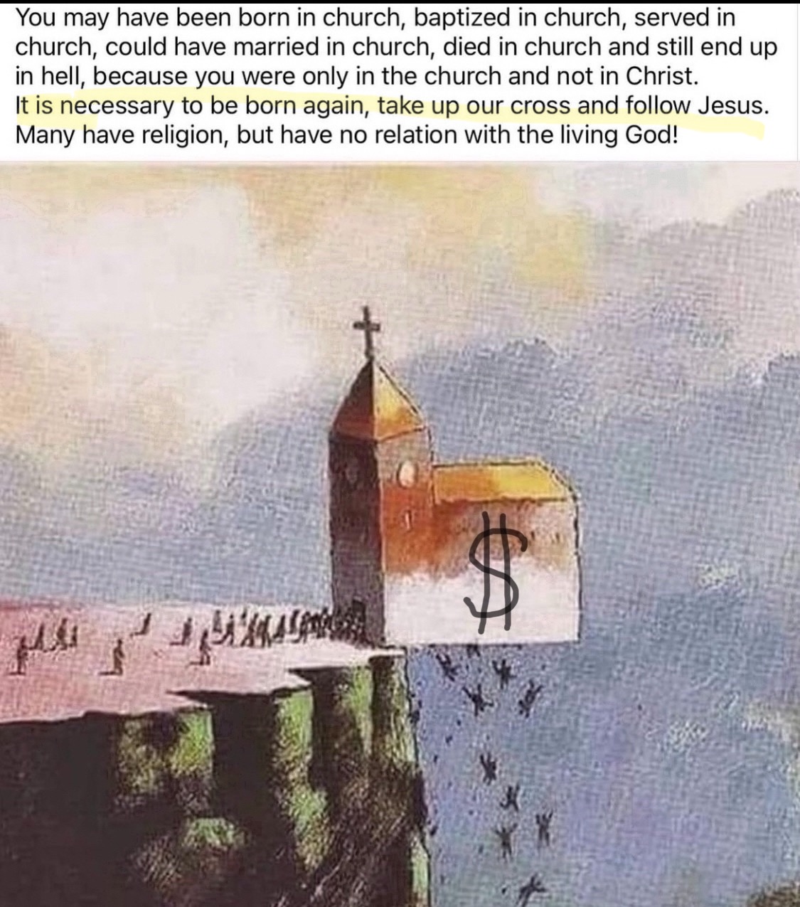 Many have religion, but have no relation with the living God!