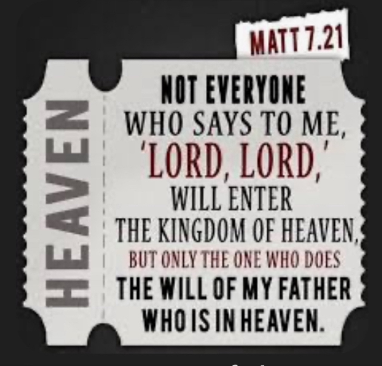 Matthew 7:21
